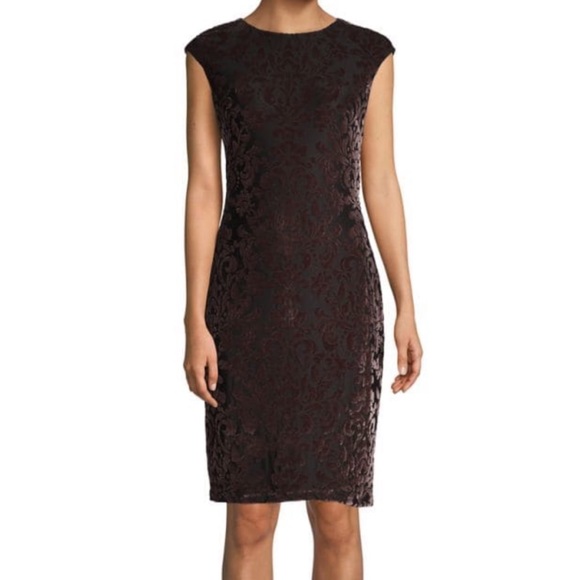 vince camuto burnout dress